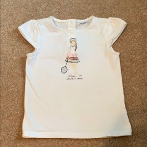 Janie and Jack Tennis Short Sleeve Tee Size 4